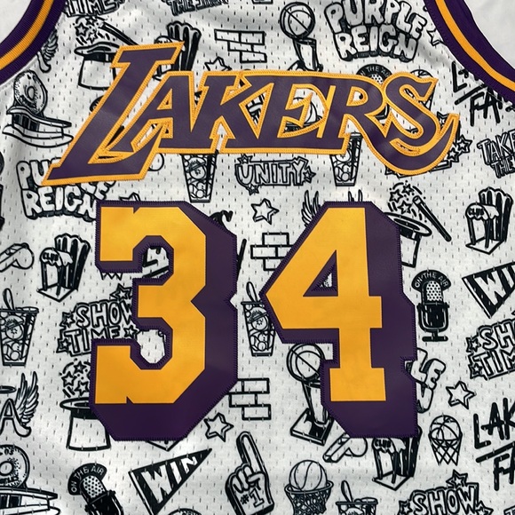 Mitchell & Ness Shaq throwback doodle jersey - Picture 3 of 8